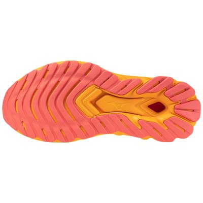 Zapatillas Para Correr Mizuno WAVE Skyrise 5 Mujer - Grises / Naranjas / Rojos - Chile M560OWVHSX